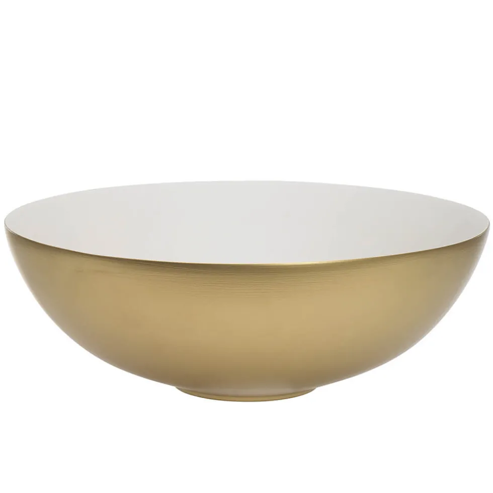 Crosswater Circus Brushed Brass Effect 400mm Round Countertop Basin