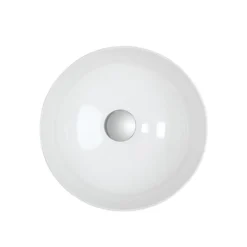Crosswater Circus White Round Countertop Basin