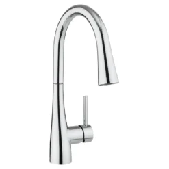 Crosswater Cucina Cook Mono Kitchen Mixer with Concealed Dual Function Pull Out Spray Head