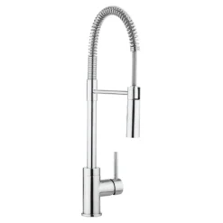 Crosswater Cucina Cook Side Lever Mono Kitchen Mixer with Flexi Spray - Chrome