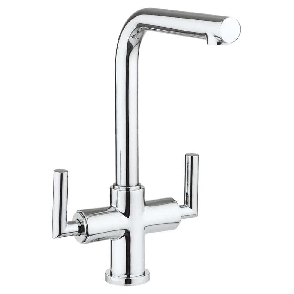 Crosswater Cucina Tropic Dual Control Mono Kitchen Mixer - Chrome