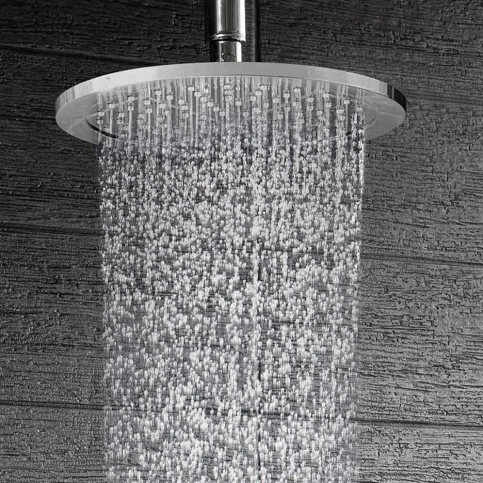 Crosswater Curve Exposed Thermostatic Shower Valve with Rigid Riser & Handset Kit