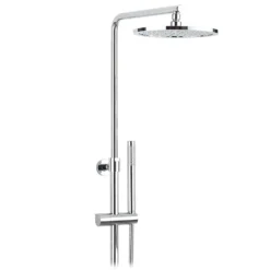 Crosswater Curve Exposed Thermostatic Shower Valve with Rigid Riser & Handset Kit