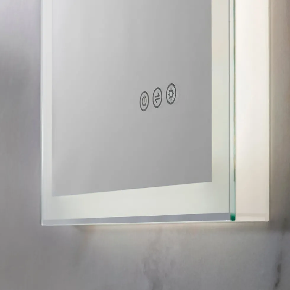 Crosswater Dune Steam Free LED Illuminated Mirror - 400 x 600mm