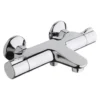 Crosswater Exposed Thermostatic Bath Shower Mixer with Integrated Bath Spout