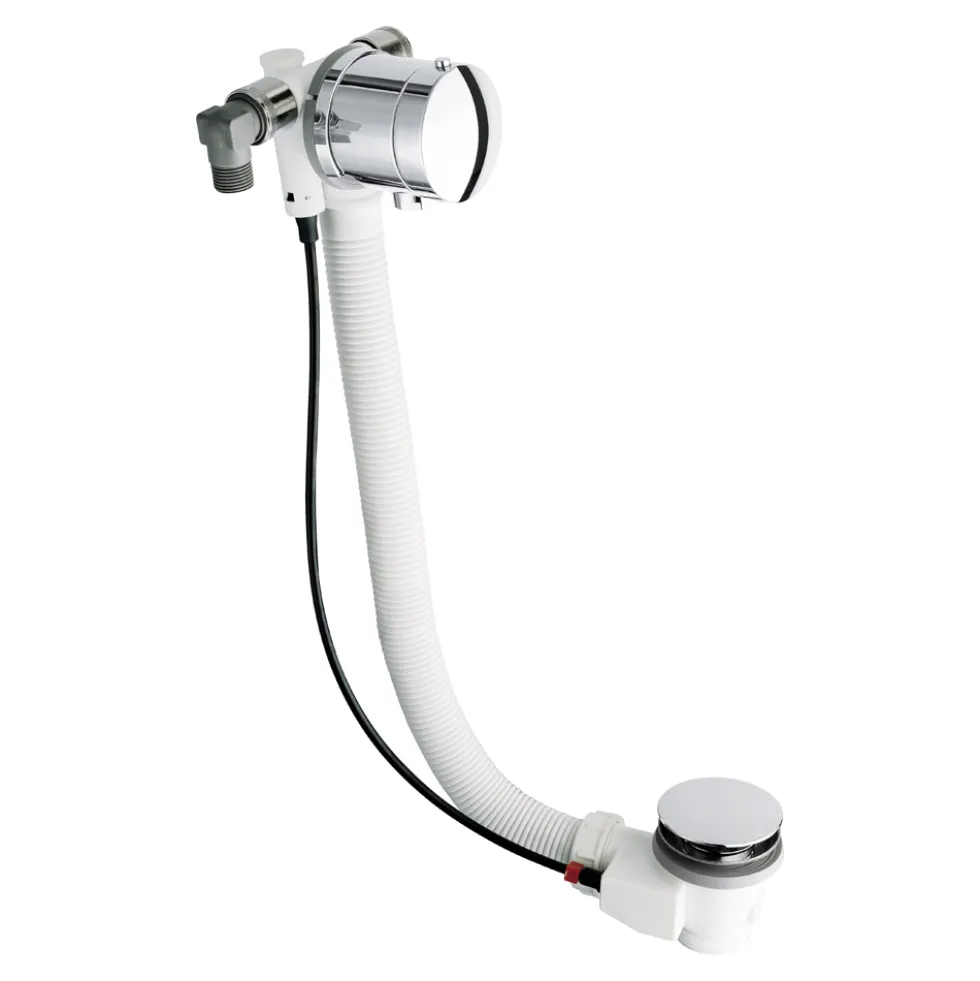 Crosswater Extended Bath Pop-Up Waste with Bath Filler 90cm
