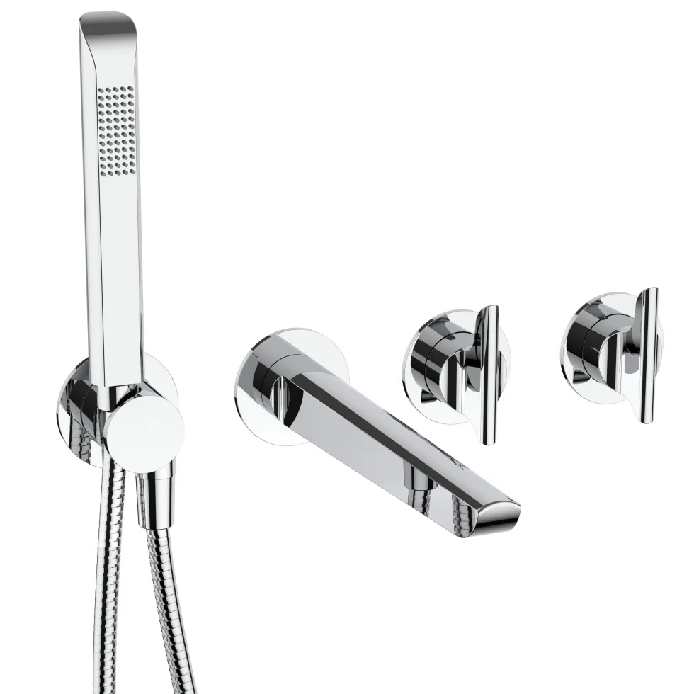 Crosswater Foile Module 2 Outlet Shower Valve, Bath Spout & Handset