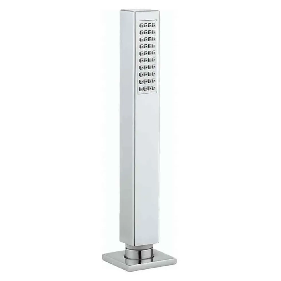 Crosswater Follow Me Square Shower Handset & Hose with Estucheon & Waste Drain