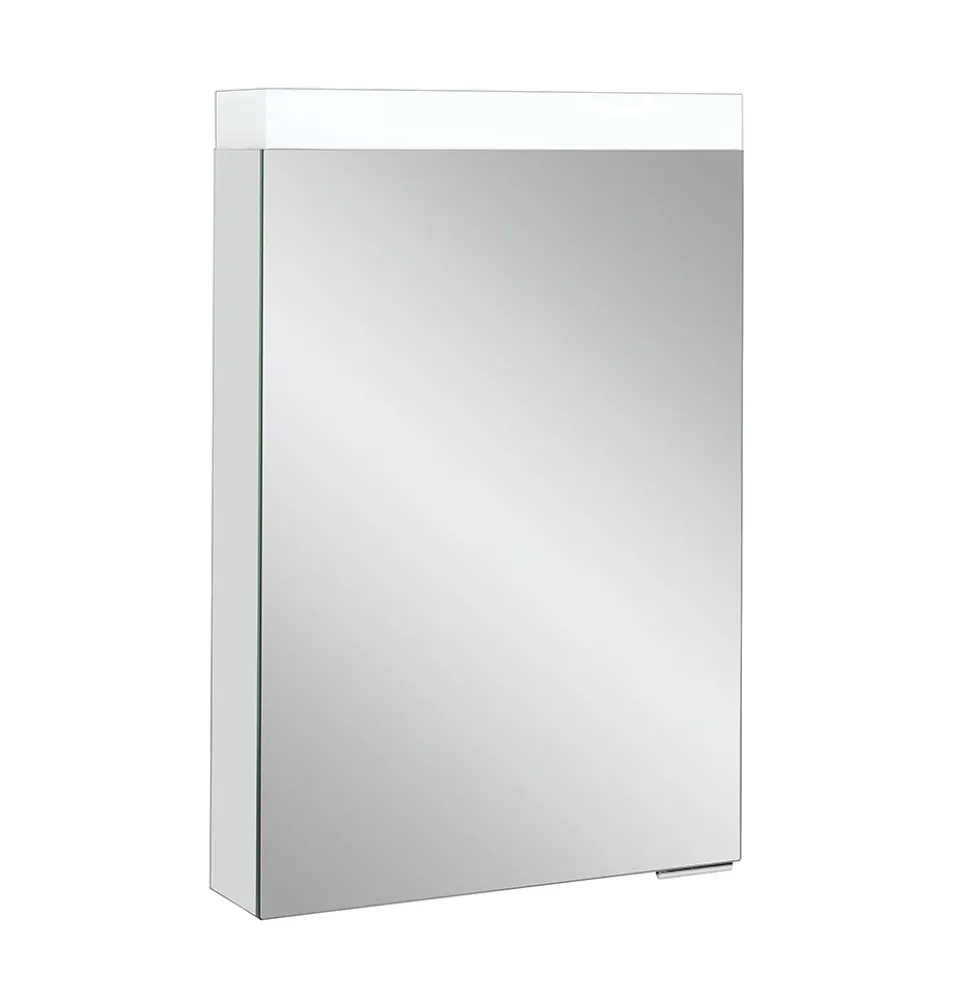Crosswater Image Illuminated Mirror Cabinet with Shaver Socket & Colour Change LED's - 500, 700 & 900mm