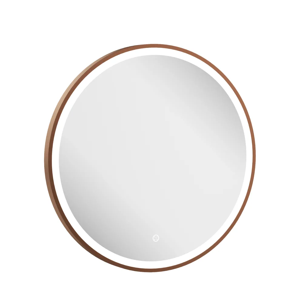 Crosswater Infinity Round Framed Illuminated Mirror with Colour Change LED - 500mm, 600mm & 700mm