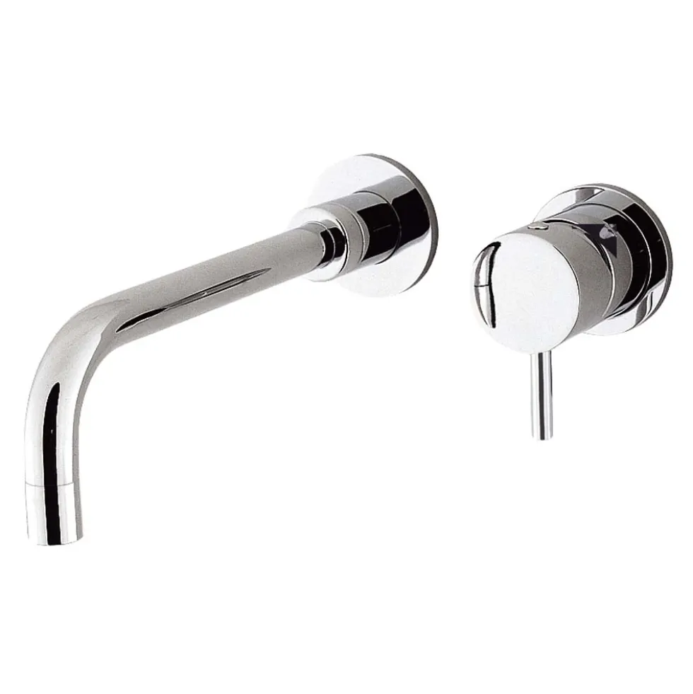 Crosswater Kai Lever 2 Hole Wall Mounted Basin Mixer Set
