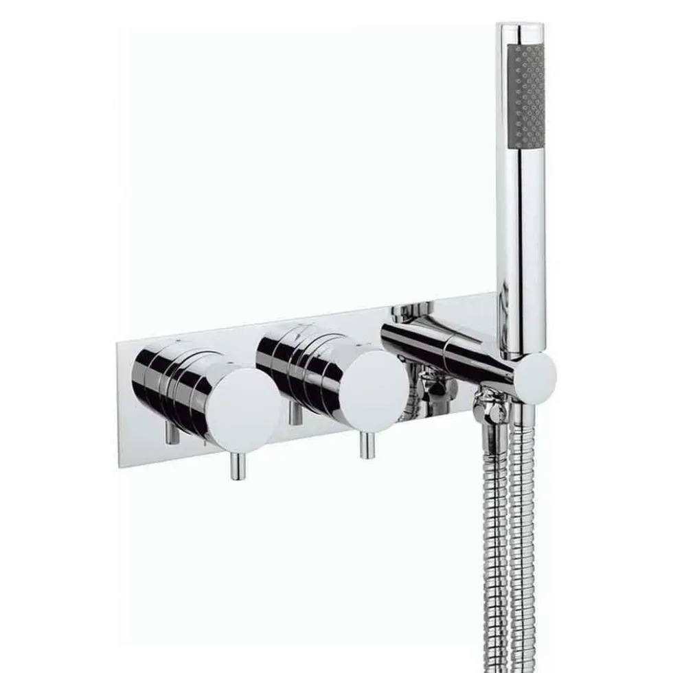 Crosswater Kai Lever 2 Outlet Concealed Thermostatic Shower Valve with Handset