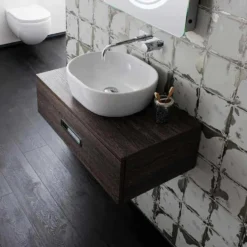 Crosswater Kai Lever Wall Mounted Basin Set with Cover Plate