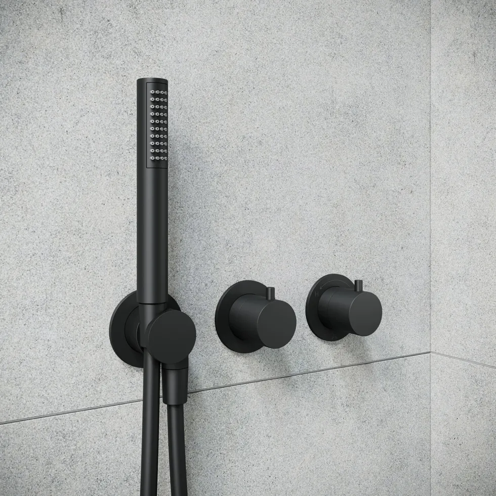Crosswater Module 2 Outlet Concealed Thermostatic Shower Valve & Shower Handset