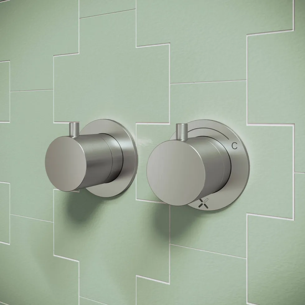 Crosswater Module 3 Outlet 2 Handle Concealed Thermostatic Shower Valve