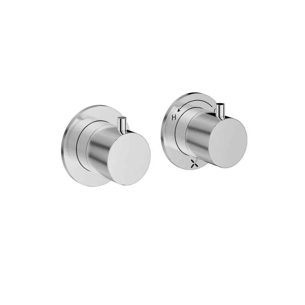 Crosswater Module 3 Outlet 2 Handle Concealed Thermostatic Shower Valve