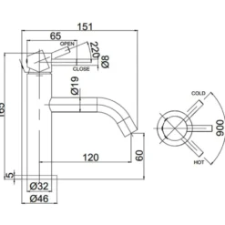 Crosswater MPRO Basin Mixer Tap