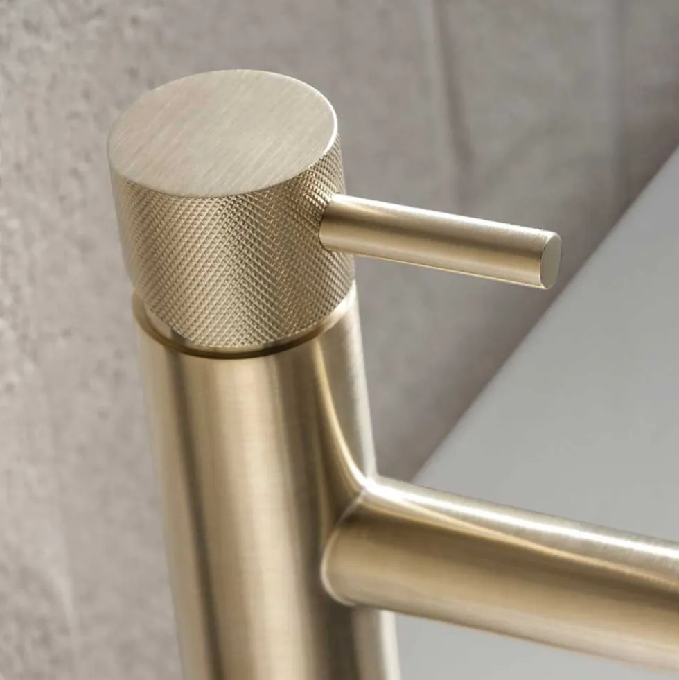 Crosswater MPRO Basin Mixer Tap with Knurled Detailing