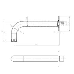 Crosswater MPRO Bath Spout