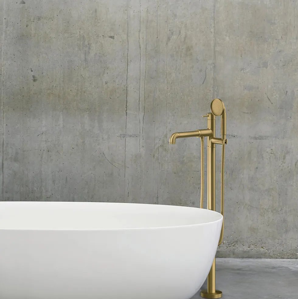 Crosswater MPRO Industrial Floorstanding Bath & Shower Mixer Tap