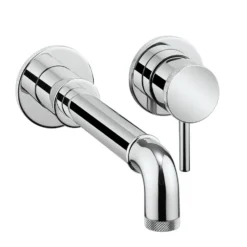 Crosswater MPRO Industrial 2 Hole Wall Mounted Basin Mixer Tap