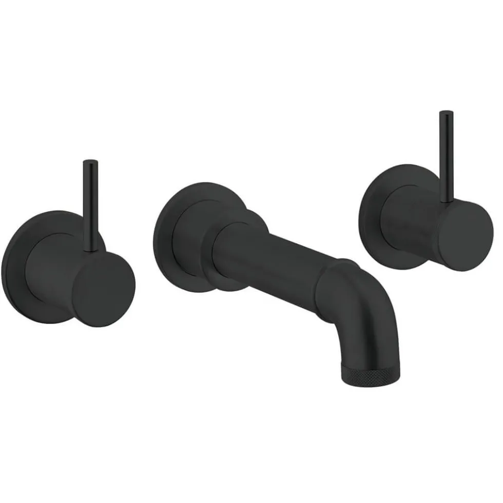 Crosswater MPRO Industrial 3 Hole Wall Mounted Bath Spout Tap