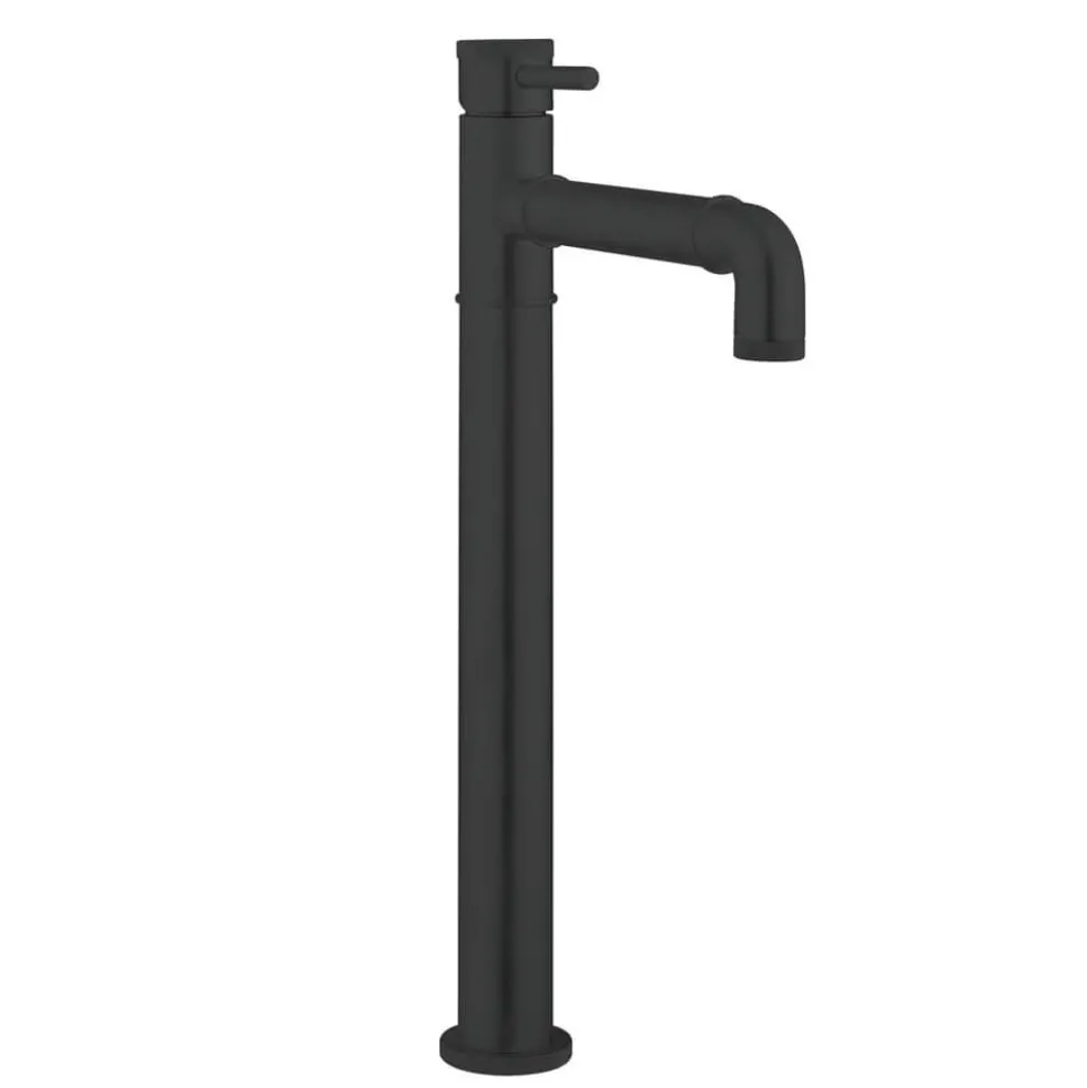 Crosswater MPRO Industrial Tall Basin Mixer Tap - Carbon Black