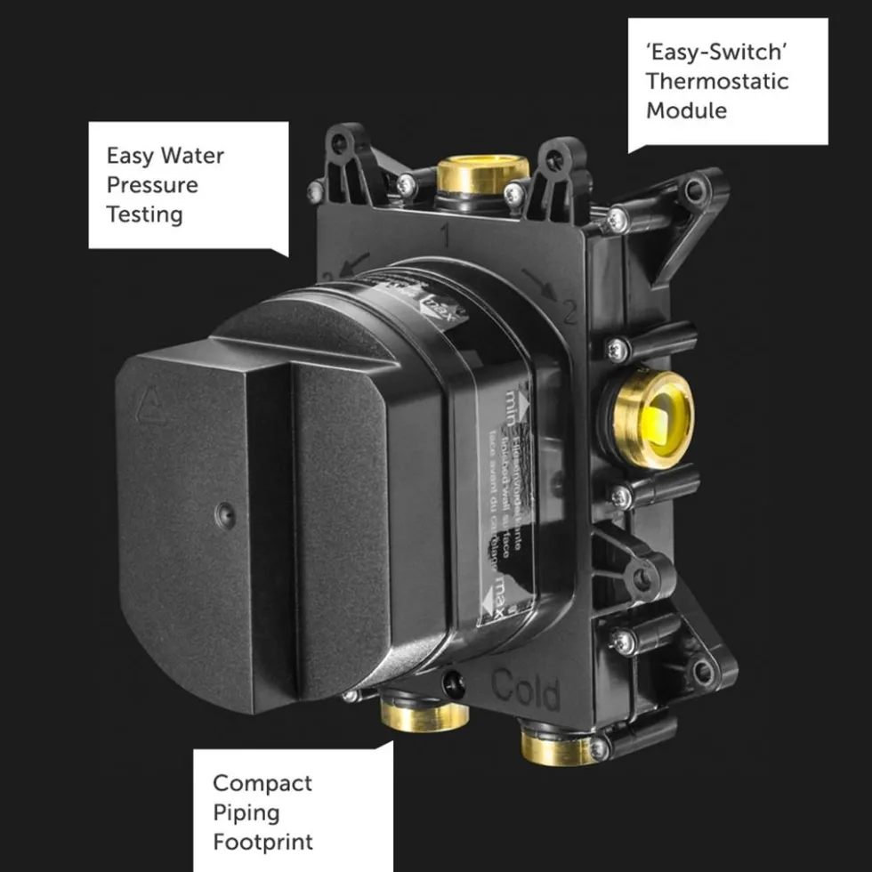 Crosswater MPRO Industrial Thermostatic 1 Outlet Shower Valve - Crossbox Technology