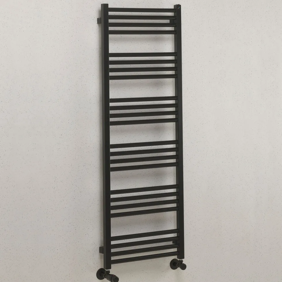 Crosswater MPRO Matt Black Heated Towel Rail