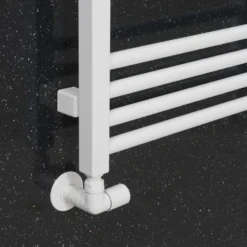 Crosswater MPRO Matt White Heated Towel Rail