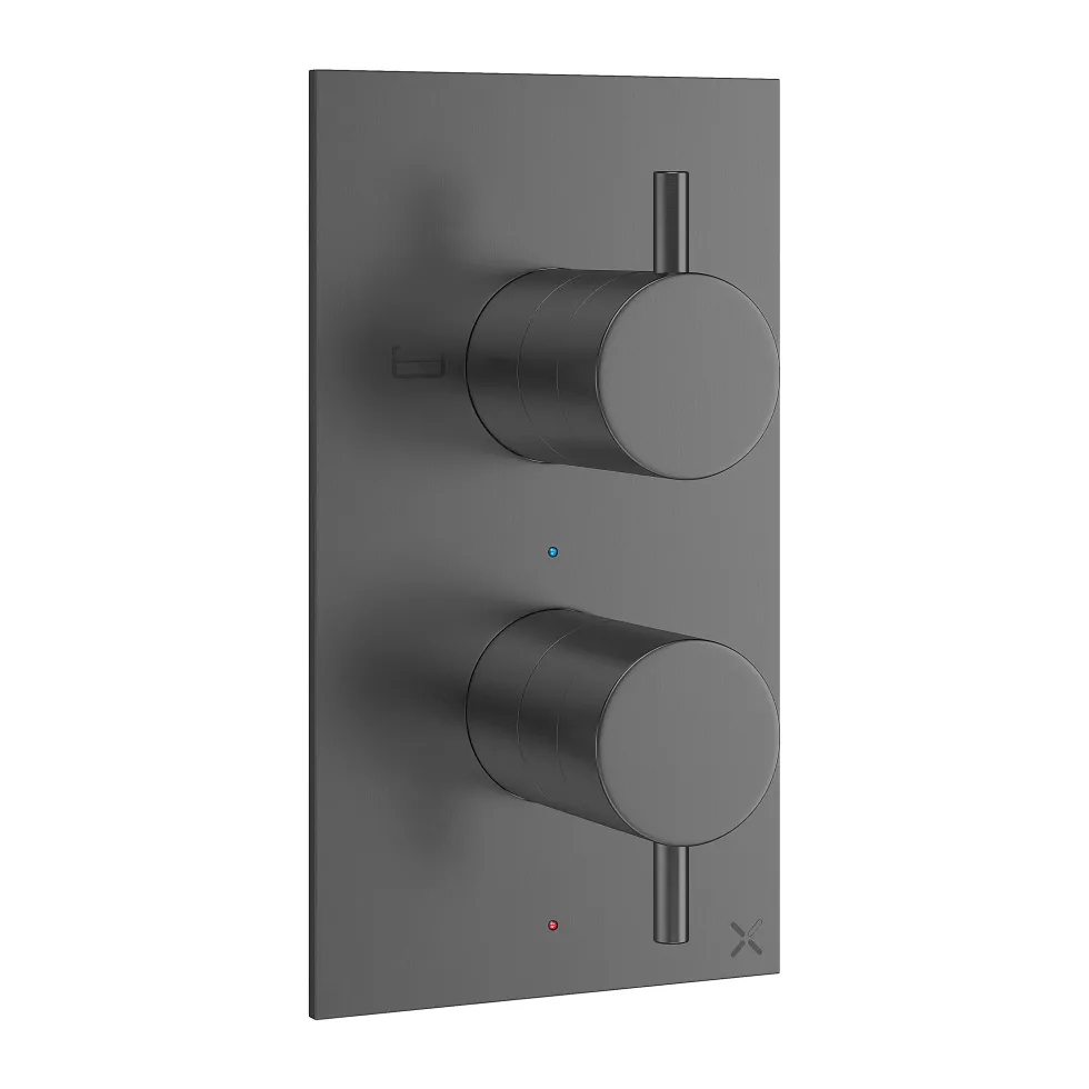 Crosswater MPRO 2 Outlet Concealed Thermostatic Shower Valve