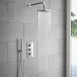 Crosswater MPRO 2 Outlet Concealed Thermostatic Shower Valve (3 Handles)