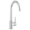 Crosswater MPRO Single Lever Mono Kitchen Mixer Tap - Chrome