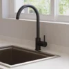 Crosswater MPRO Single Lever Mono Kitchen Mixer Tap - Matt Black