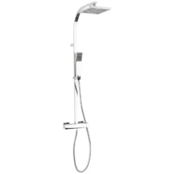 Crosswater Planet Thermostatic Exposed Shower Kit with Fixed Head & Shower Handset