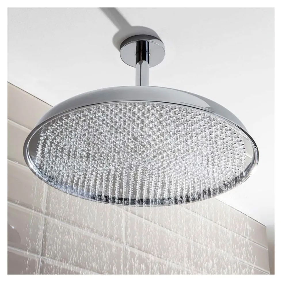 Crosswater Rex Chrome Extendable Ceiling Mounted Shower Arm - 80mm, 120mm & 200mm