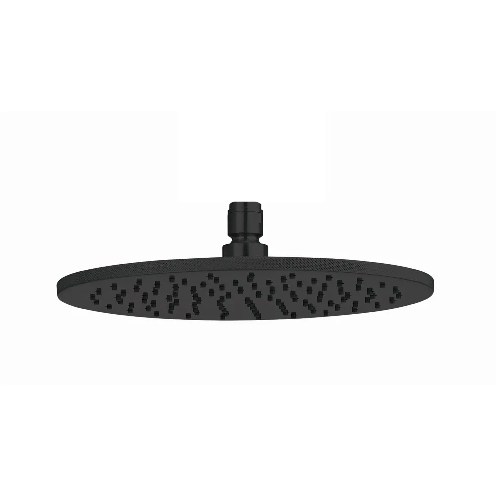 Crosswater Union 250mm Fixed Shower Head - Matt Black