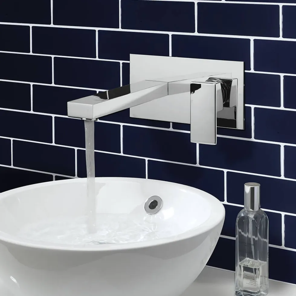 Crosswater Verge 2 Hole Wall Mounted Basin Mixer Tap