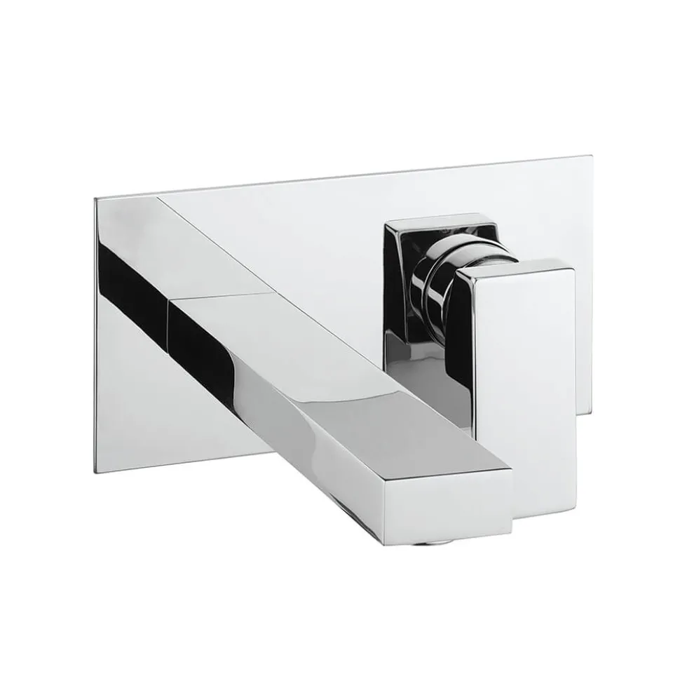 Crosswater Verge 2 Hole Wall Mounted Basin Mixer Tap