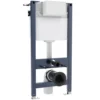Crosswater Wall Hung 980mm Height Support Frame with Dual Flush Cistern