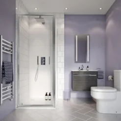 Crosswater Water Square 2 Outlet 2 Handle Shower Bundle - Chrome