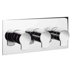 Crosswater Wisp 2 Outlet 3 Handle Concealed Thermostatic Shower Valve