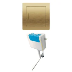 Drench Dual Flush Concealed Cistern with Square Dual Flush Button