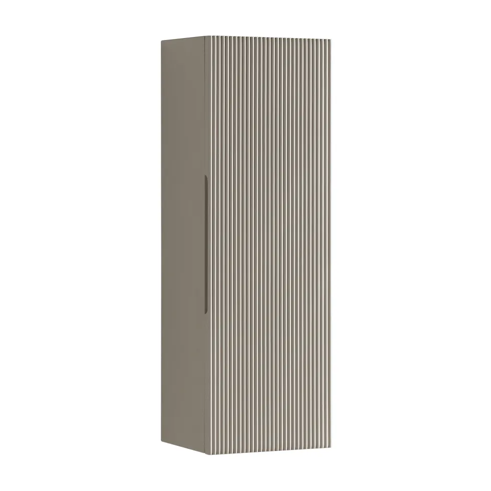 Drench Groove 900mm Fluted Wall Mounted Tall Cabinet