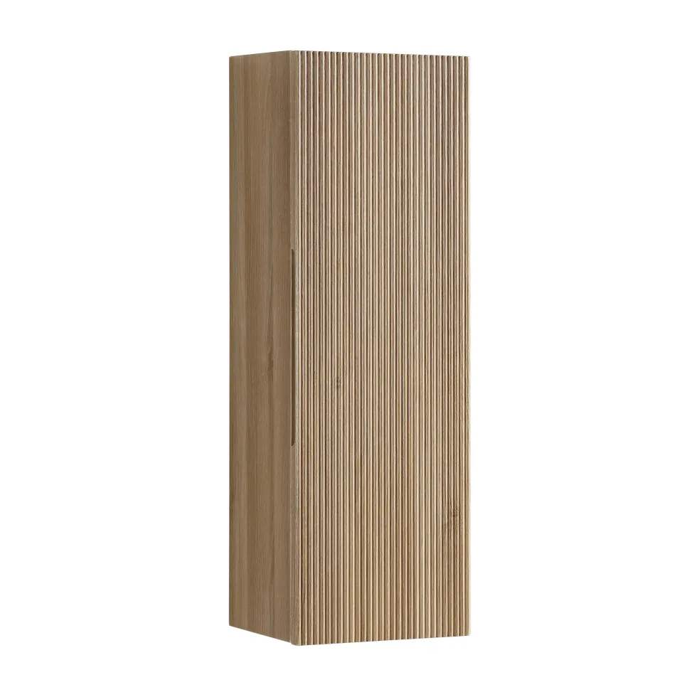 Drench Groove 900mm Fluted Wall Mounted Tall Cabinet