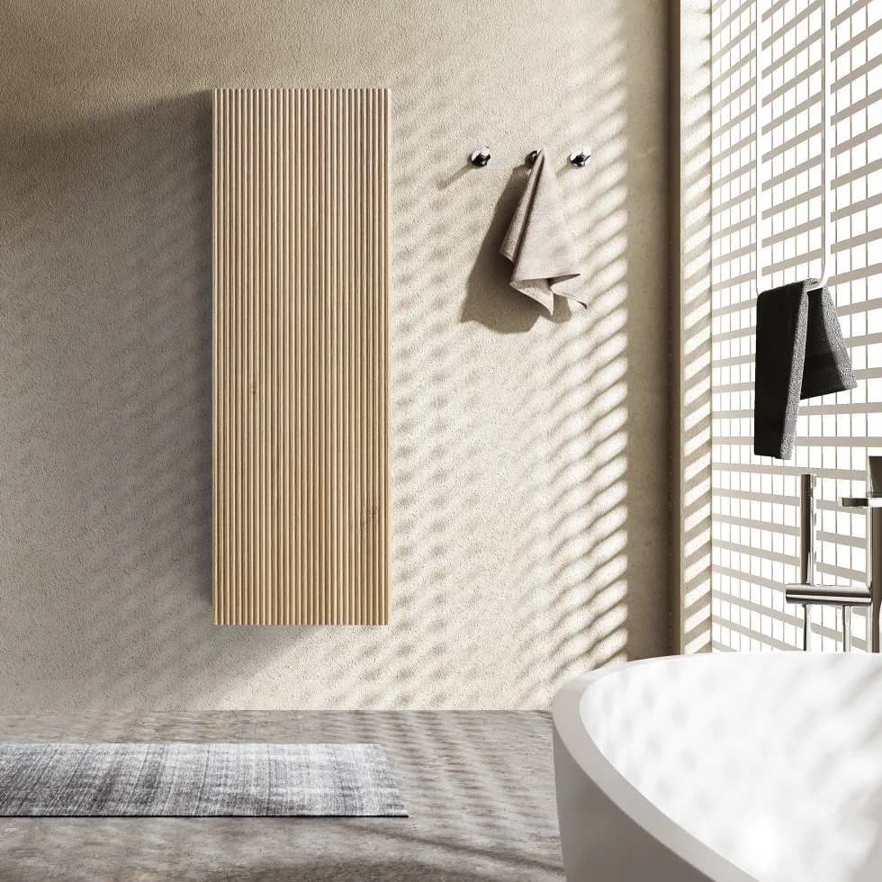 Drench Groove 900mm Fluted Wall Mounted Tall Cabinet