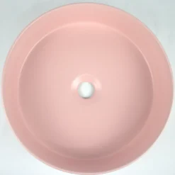 Drench Hue Round Countertop Basin - Light Pink