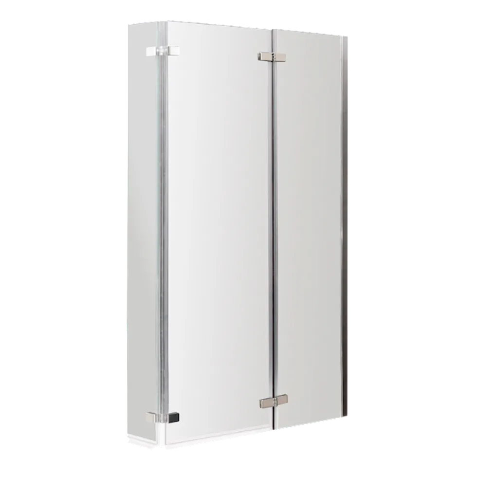 Drench L Shaped Shower Bath with Panel and Shower Screen - 1700mm