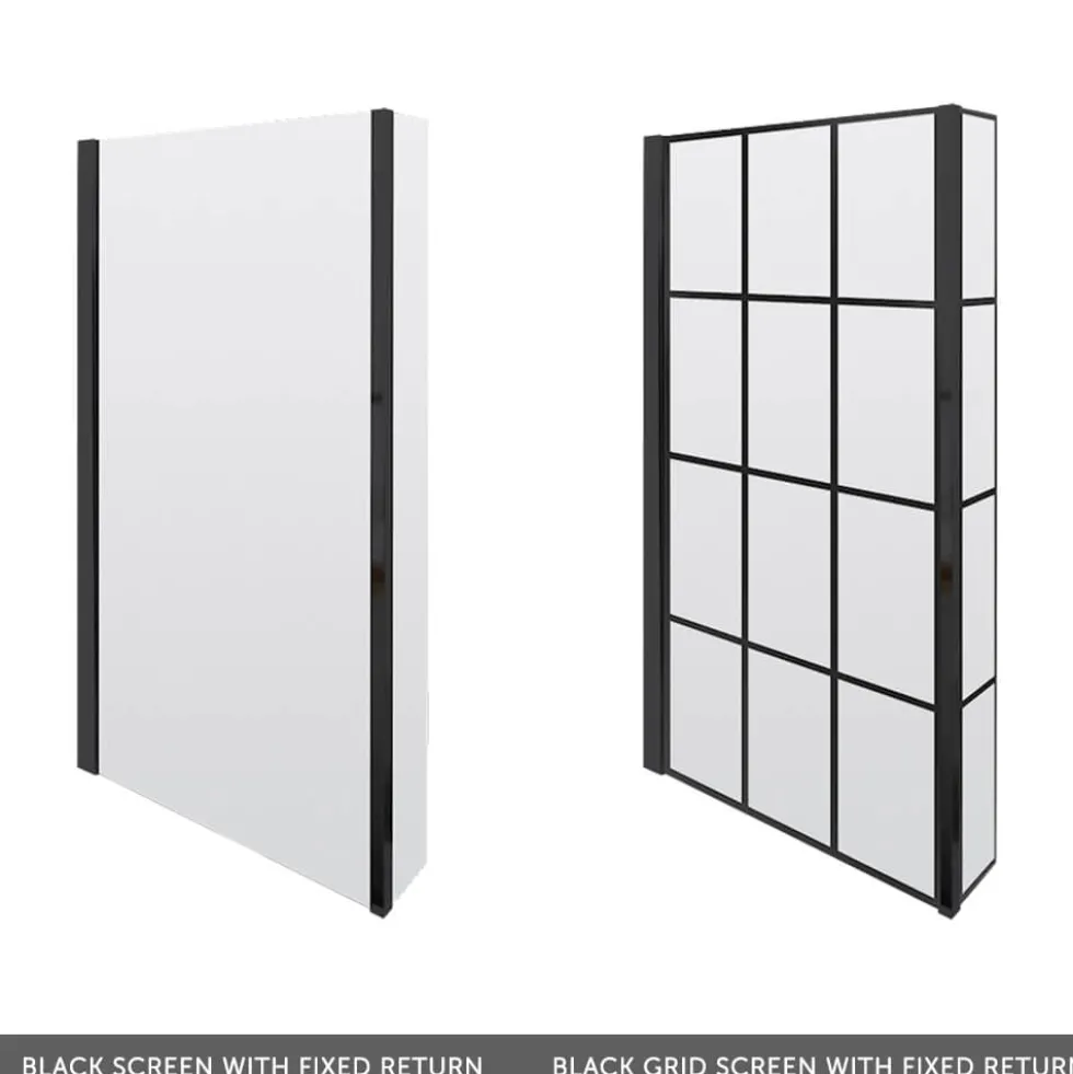 Drench L Shaped Shower Bath with Panel and Shower Screen - 1700mm