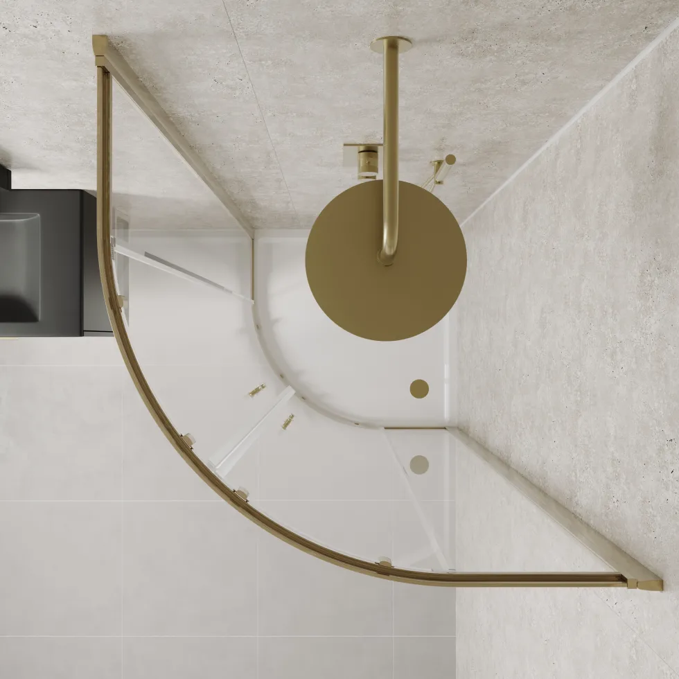 Drench Naturals Beige Concrete PVC Waterproof Bathroom Wall Panel - 1000 x 2400mm